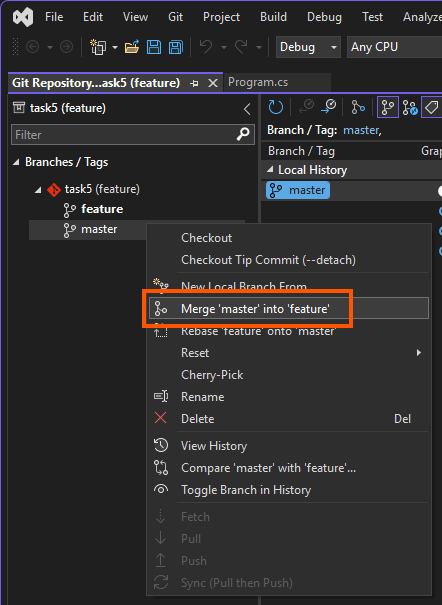 Merge master into feature
